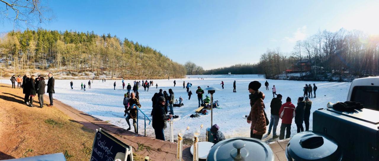 Ferienwohnungen & Campingfaesser Am Kunstteich Wettelrode エクステリア 写真